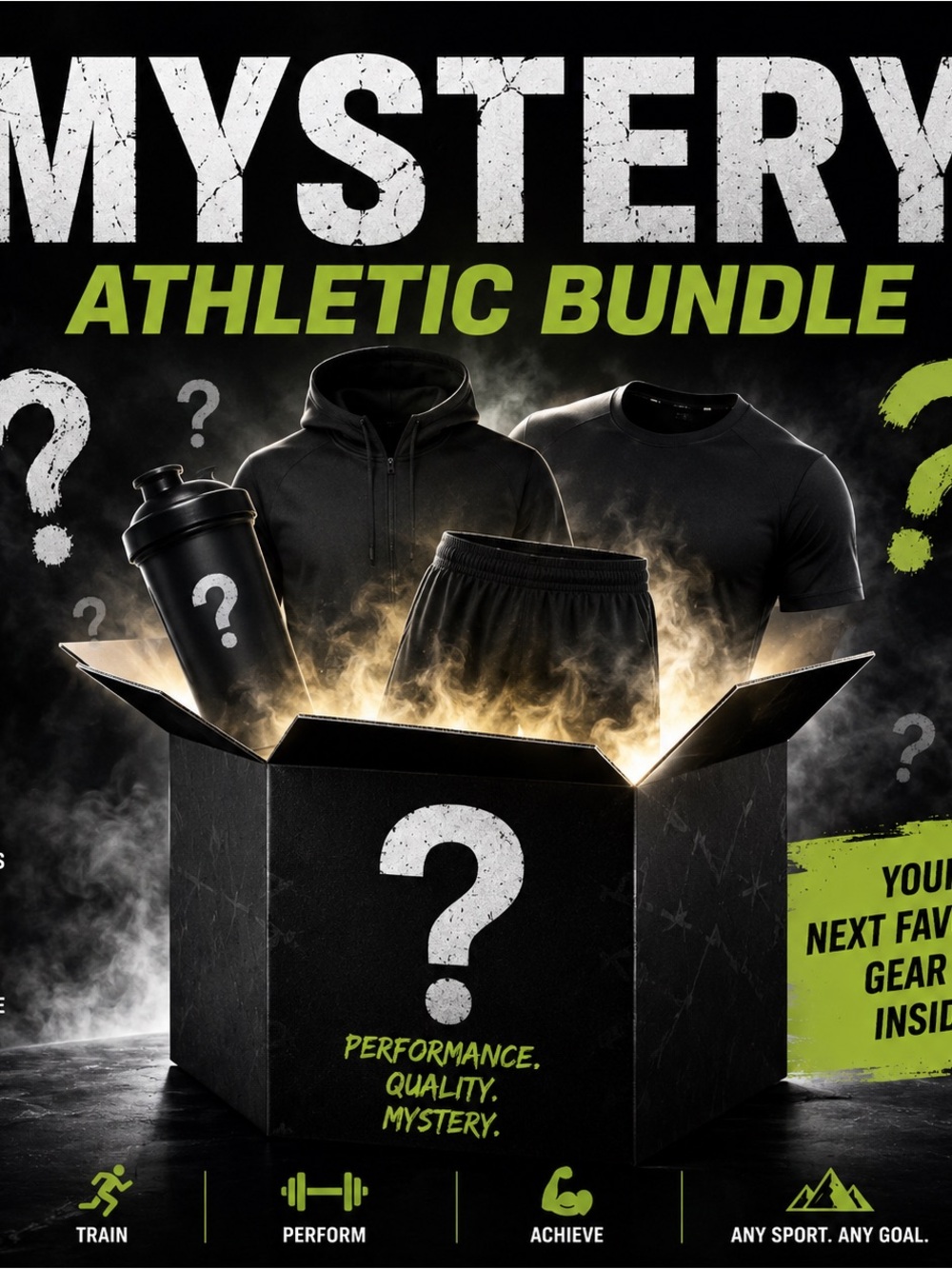 Mystery Athletic Bundle - Black Performance Set